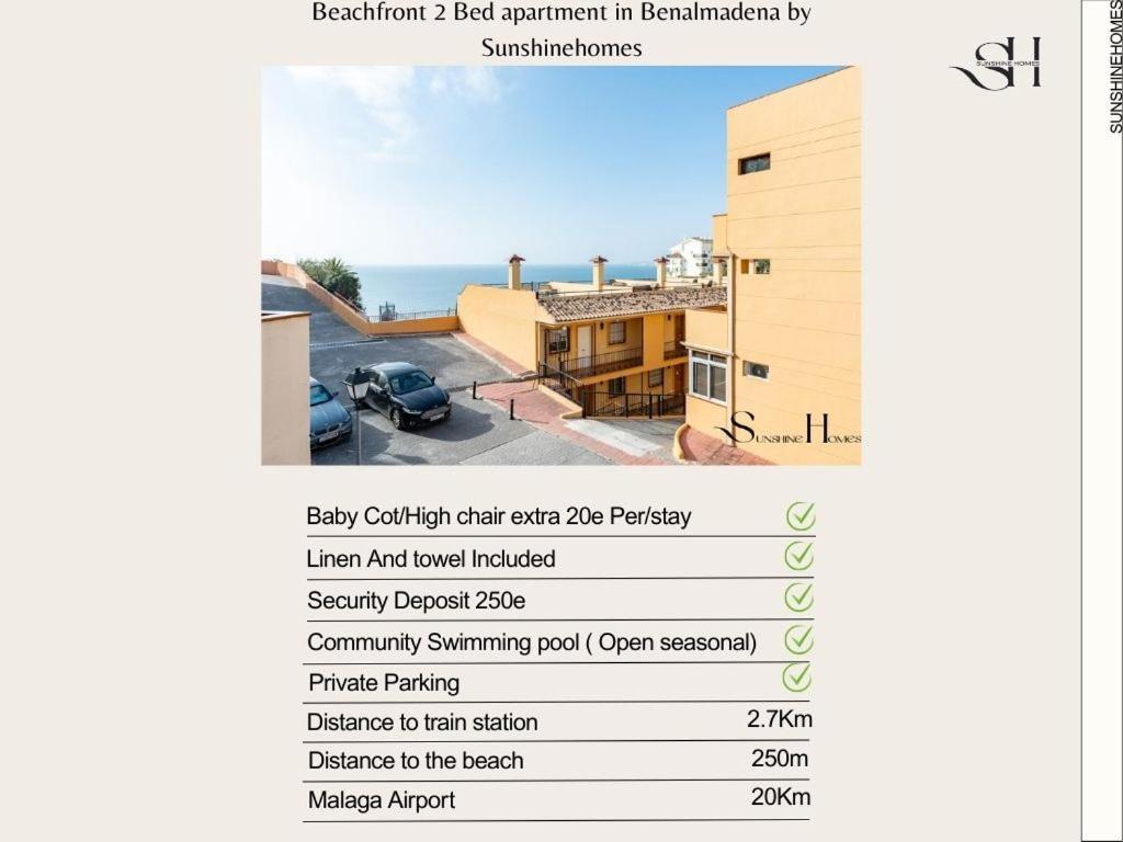 Beachside Retreat With Private Terrace 베날마데나코스타 외부 사진